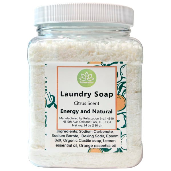 Laundry Soap Gentle and Effective Cleaning Detergent Citrus Scent