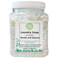 Natural Laundry Soap Detergent For Sensitive Skin Unscented