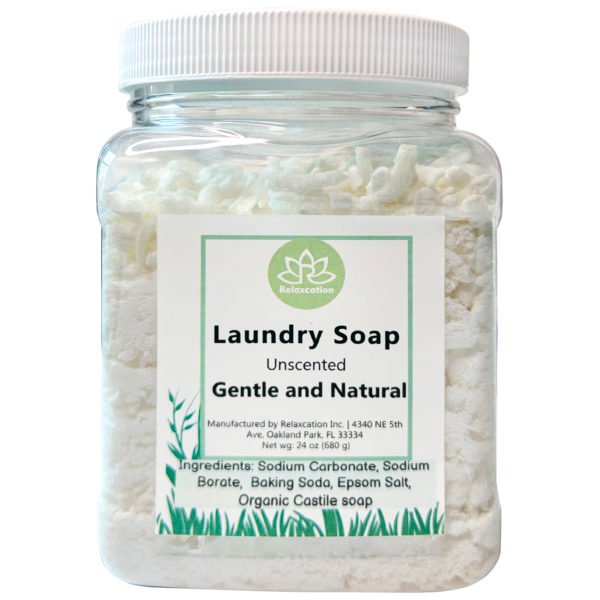 Natural Laundry Soap Detergent For Sensitive Skin Unscented