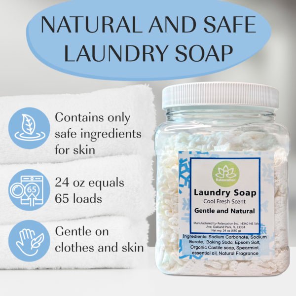 Laundry Soap Detergent Cool Fresh Eco-Friendly Effective Cleaning - Image 5
