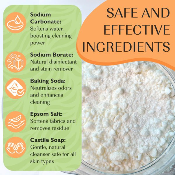Laundry Soap Gentle and Effective Cleaning Detergent Citrus Scent - Image 8