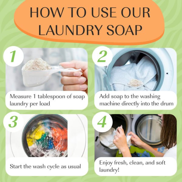 Laundry Soap Gentle and Effective Cleaning Detergent Citrus Scent - Image 7