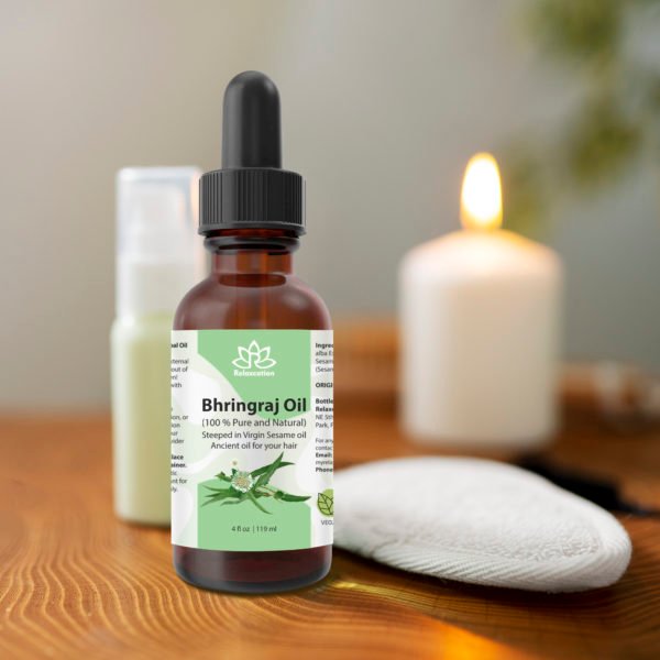 Bhringraj Leaf Infused Sesame Oil - Image 5