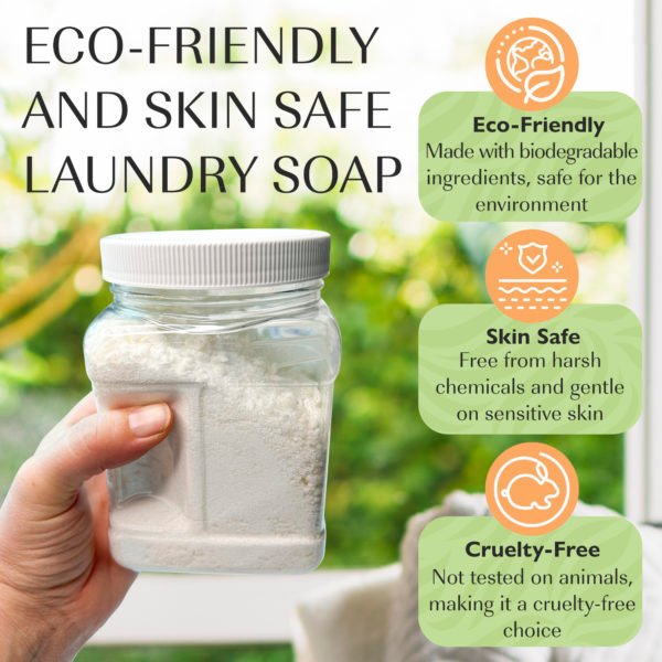 Laundry Soap Gentle and Effective Cleaning Detergent Citrus Scent - Image 6