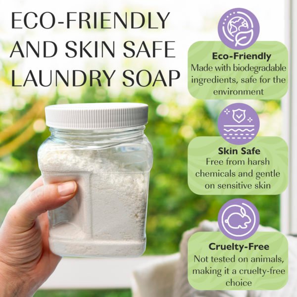 Natural Laundry Soap Detergent "Lavender" Effective Cleaning - Image 5