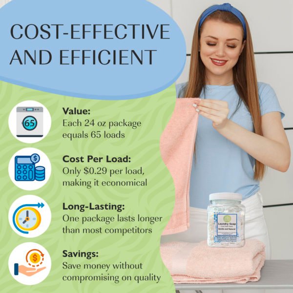 Laundry Soap Detergent Cool Fresh Eco-Friendly Effective Cleaning - Image 2