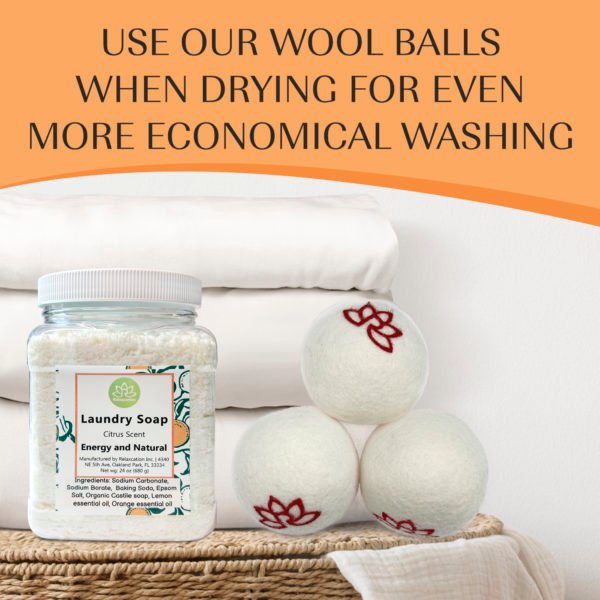 Laundry Soap Gentle and Effective Cleaning Detergent Citrus Scent - Image 2