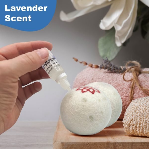 Lavender Wool Dryer Balls 3-pack - Image 4