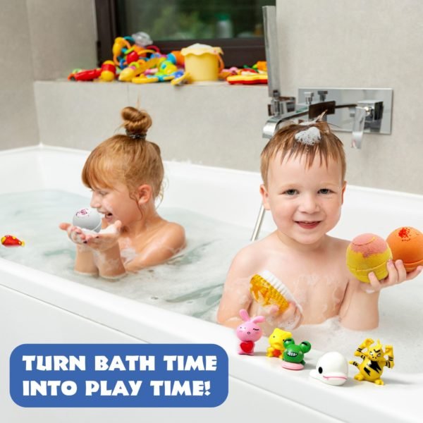 12 Bath Bombs for Kids with Surprise Toys Inside - Image 3