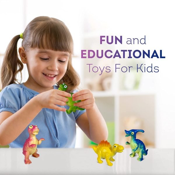 6 Bath Bombs for Kids with Funny Dinosaurs Toys - Image 2