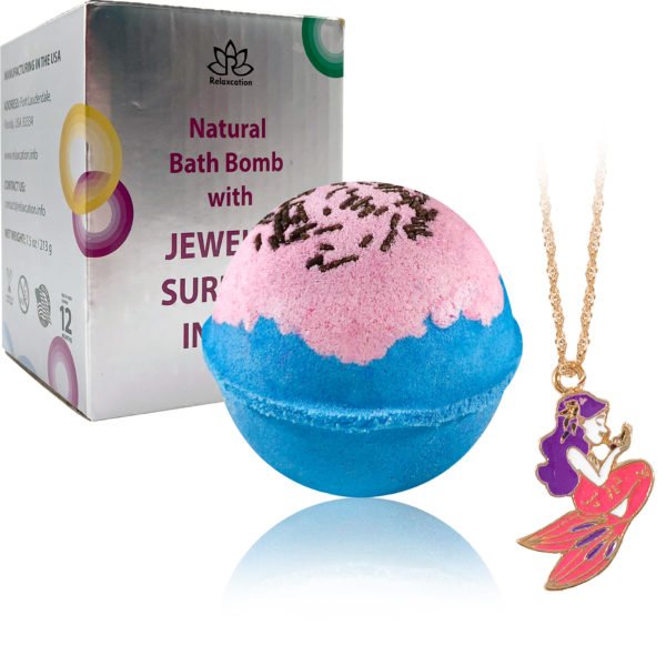 Bomb with Pink Mermaid Necklace Inside