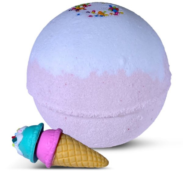 ICE CREAM Toy Bath Bomb for Kids with Surprise Inside - Image 2