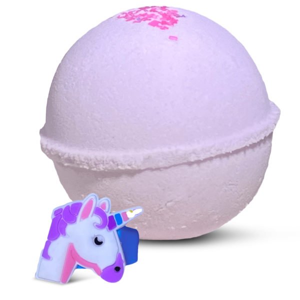 Unicorn Ring Toy Bath Bomb for Kids with Surprise Inside - Image 2