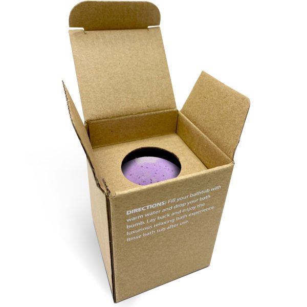 Lavender Bath Bomb with Epsom, Himalayan, Dead Sea Salts - Image 4