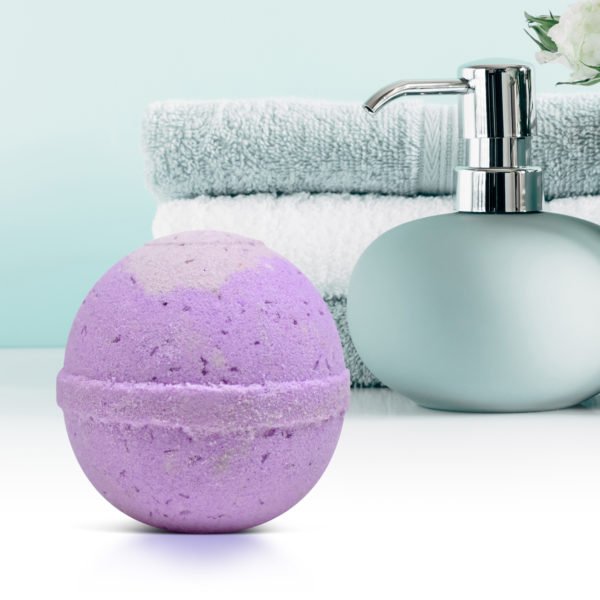 Lavender Bath Bomb with Epsom, Himalayan, Dead Sea Salts - Image 6