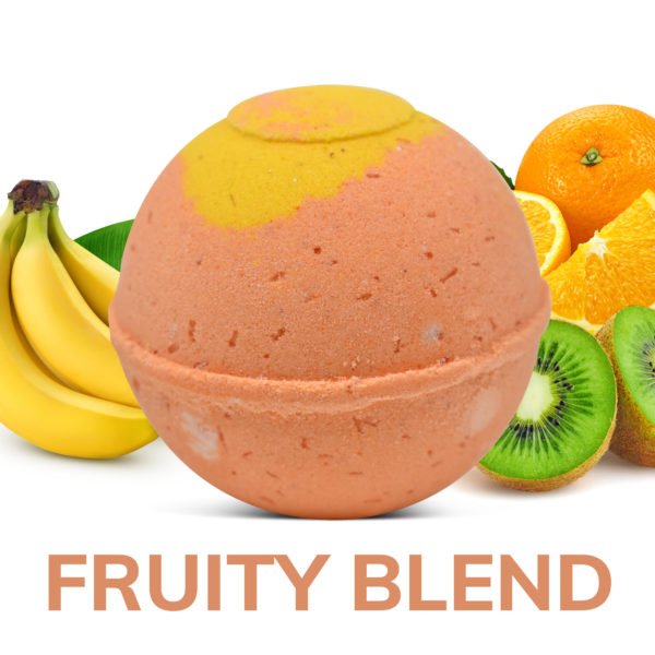 Fruity Blend Natural Bath Bomb in kraft box - Image 2