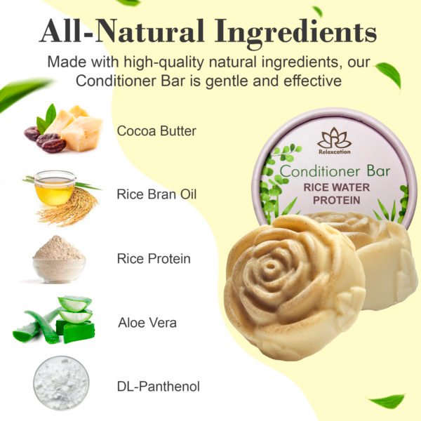 PROTEIN Conditioner Bar for Hair Growth and Strengthening - Image 2