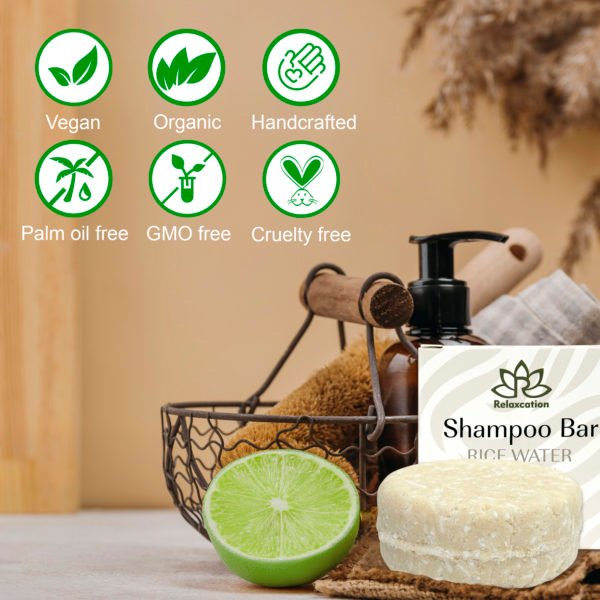 RICE WATER PROTEIN Shampoo Bar for Hair Growth - Image 6