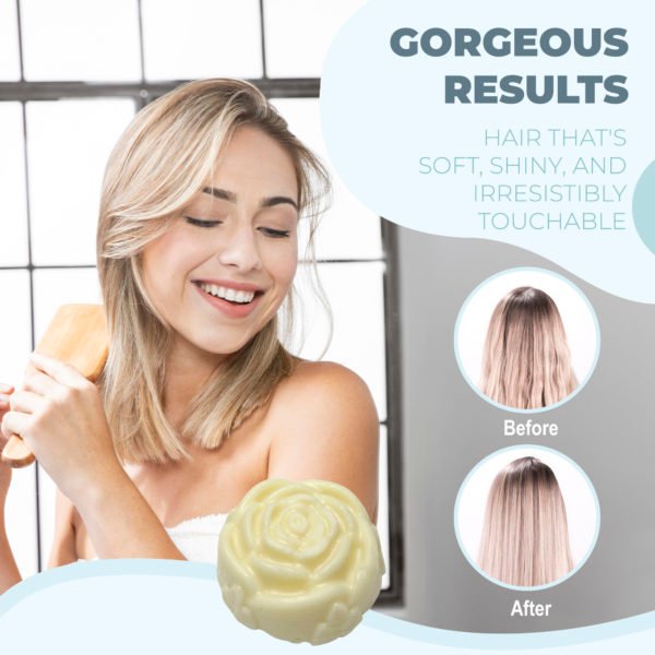 UNSCENTED Conditioner Bar for Moisturizing and Softening - Image 4