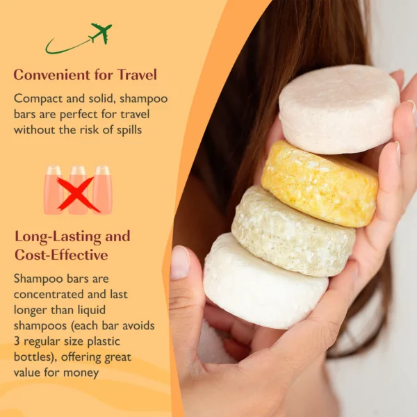 Batana Oil Shampoo Bar and Conditioner Bar for Hair Growth - Image 8