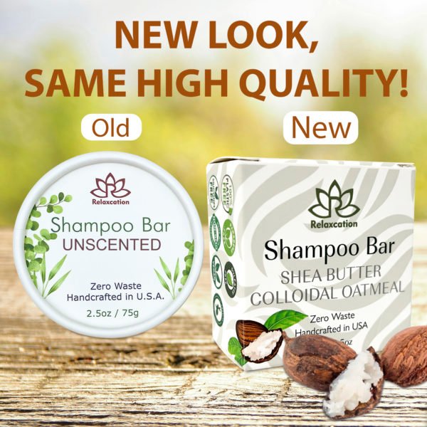 UNSCENTED Shampoo Bar with Colloidal Oatmeal Shea Butter for Damaged Hair - Image 6