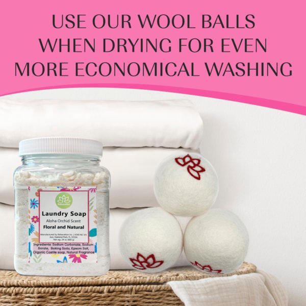 Laundry Soap Detergent - Gentle and Effective Cleaning Aloha Orchid - Image 3