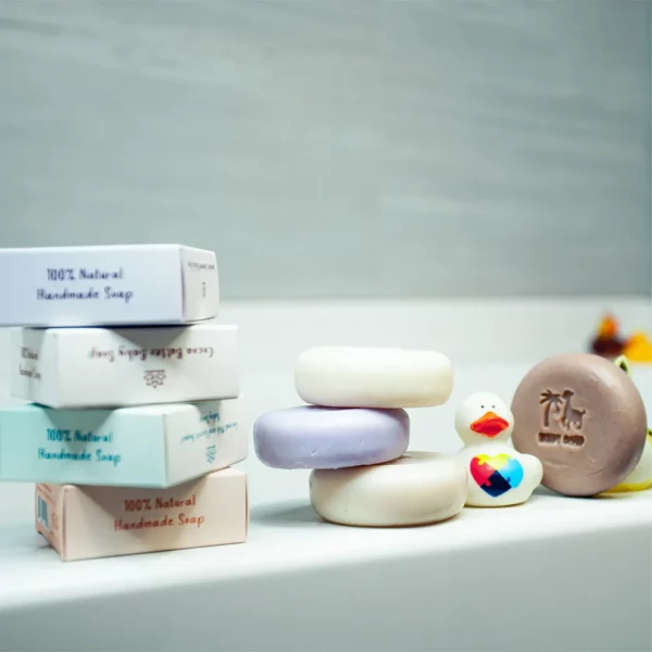 All Natural Cold Process Soap for Baby Set of 4 - Image 2