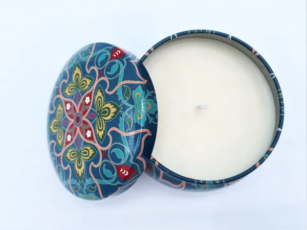 WATERMELON Soy Wax Candle in Tin Jar (6 oz) - Image 3