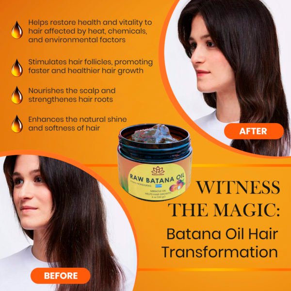 100% Raw Batana Oil Organic for Hair Growth, Prevent Hair Loss - Image 4