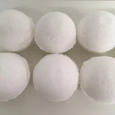 6 Pure Bath Bombs Hypoallergenic