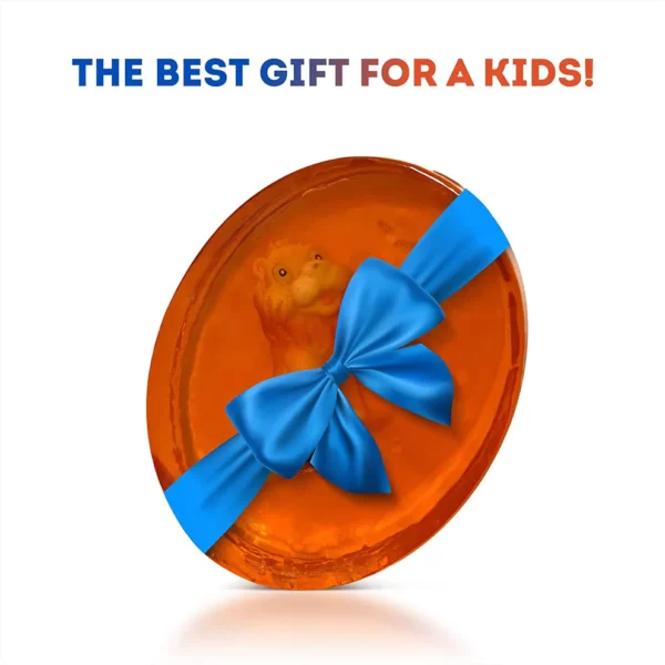 4 Kids Soap Bars with WILD ANIMALS Toys Inside - Image 3