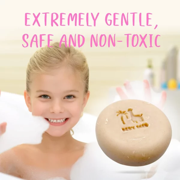 Baby Soap Bars with Greek Yogurt and Coconut Milk (Set of 3) - Image 3