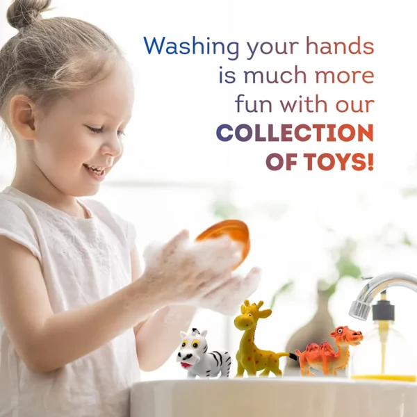 4 Kids Soap Bars with WILD ANIMALS Toys Inside - Image 6