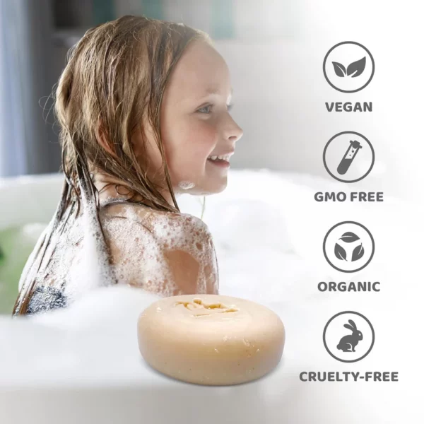 Organic Baby Soap Bar with Coconut Milk and Greek Yogurt - Image 7