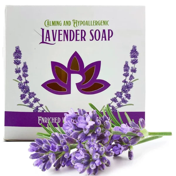 Lavender Shea Butter Organic Soap Bar - Calming and Relaxing - Image 7