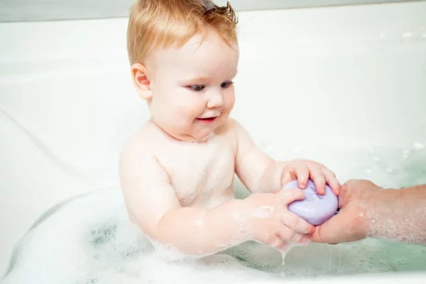 Lavender Chamomile Baby Soap Bars Set of 6 - Image 3