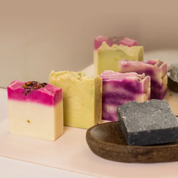 Set of 4 Natural Cold Process Soaps (4.8 oz/each) - Image 4