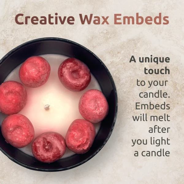 BLACK CHERRY Soy Wax Candle in Glass Jar (10 oz) - Image 5