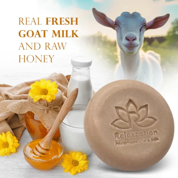 Goat Milk Soap Bar - Calming and Hypoallergenic - Image 4