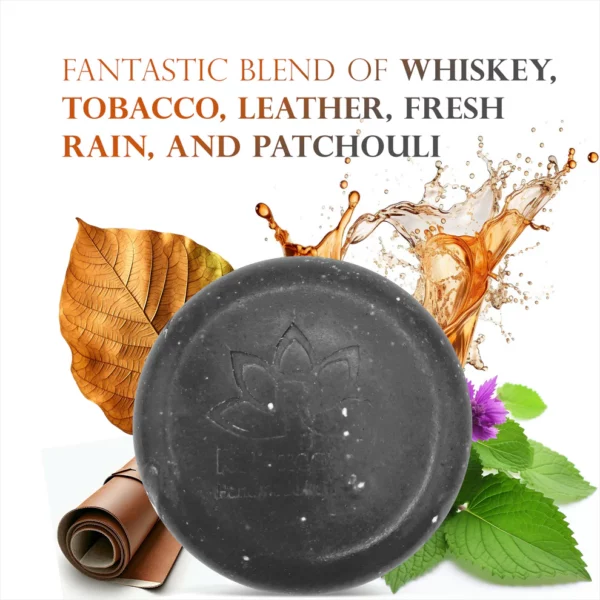Black Charcoal Dead Sea Salt Soap - Image 3