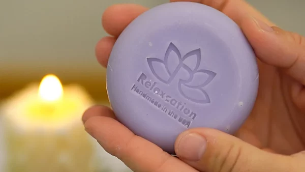 Lavender Shea Butter Organic Soap Bar - Calming and Relaxing - Image 2