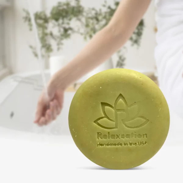 Natural Soap Bar with Olive Oil and Olive Leaves - Image 6