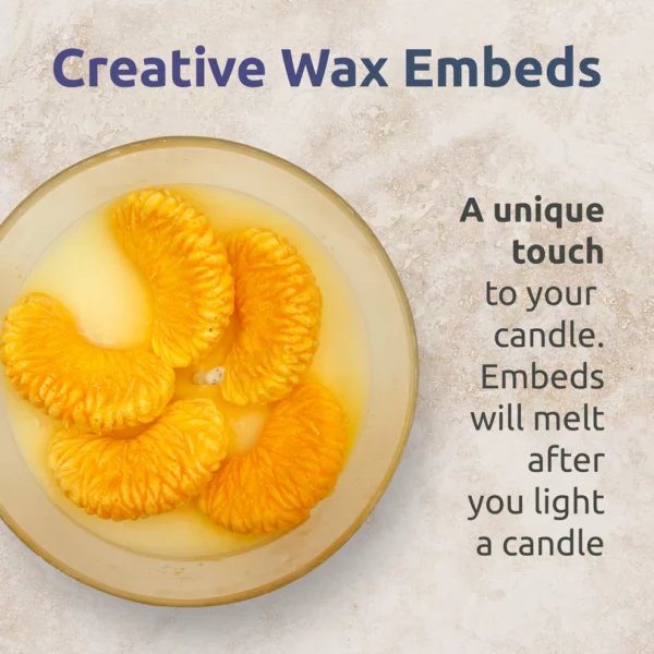 BRAZILIAN ORANGE Soy Wax Candle in Glass Jar (10 oz) - Image 2
