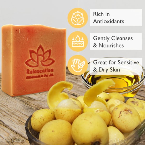 Soap Bar Marula & Olive Oil, Coconut Oil, Kaolin Clay - Image 2