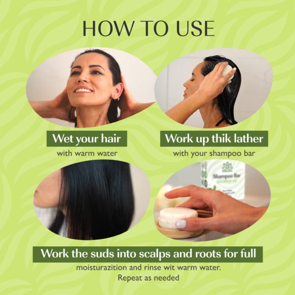 Soursop oil SOLID Shampoo Bar for Hair Growth - Image 4