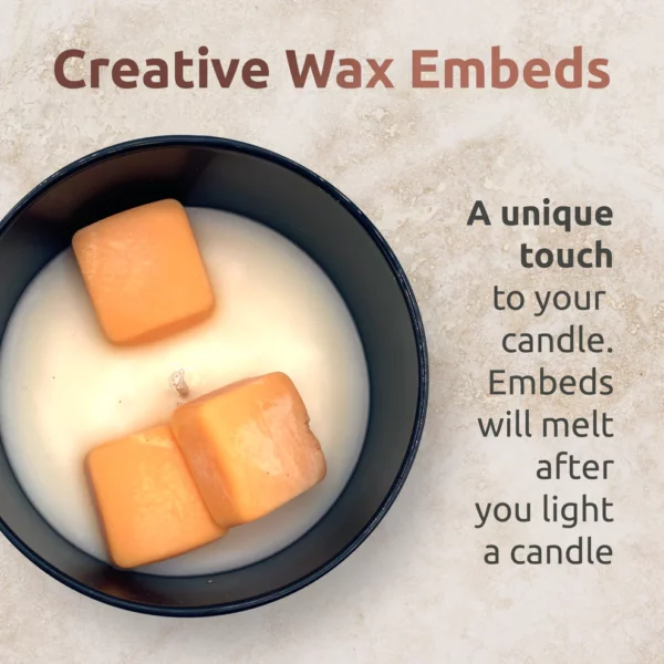 BUTTERSCOTCH Soy Wax Candle in Glass Jar (10 oz) - Image 2