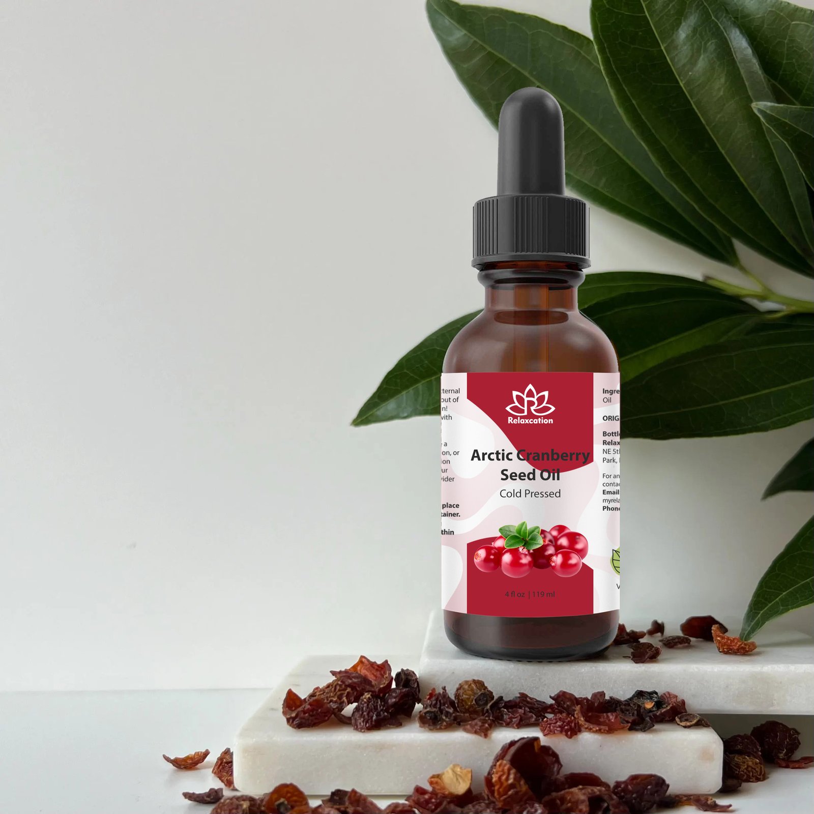 Arctic Cranberry Seed Oil Cold Pressed | Pure Vaccinium Macrocarpon Oil | Natural Facial Oil | Hair And Skin Carrier Oil Choose 0.5–4 oz - Image 5