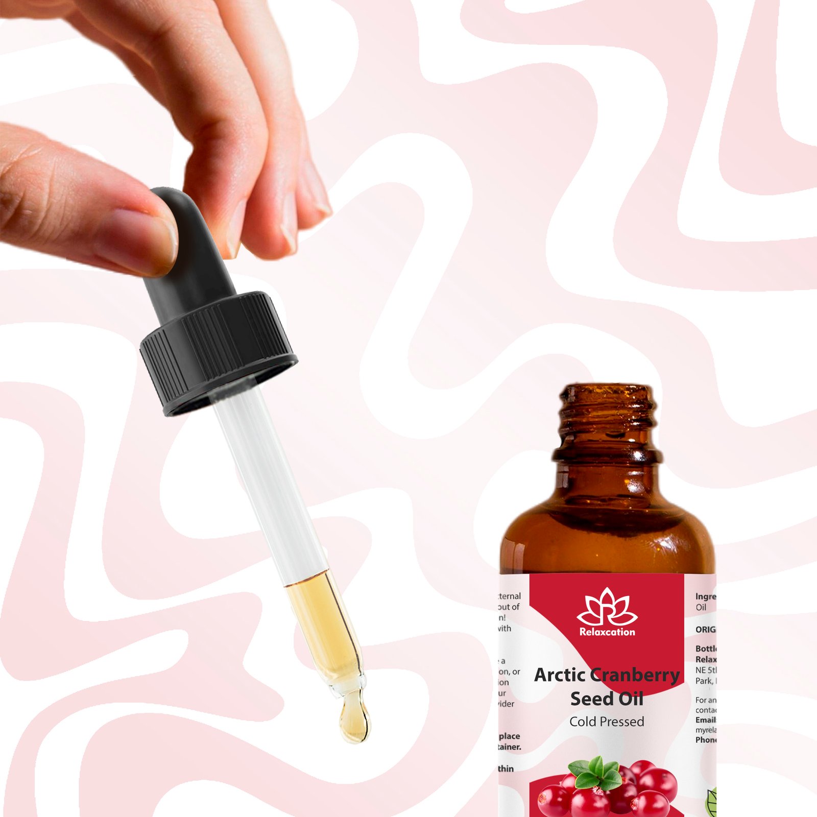 Arctic Cranberry Seed Oil Cold Pressed | Pure Vaccinium Macrocarpon Oil | Natural Facial Oil | Hair And Skin Carrier Oil Choose 0.5–4 oz - Image 6