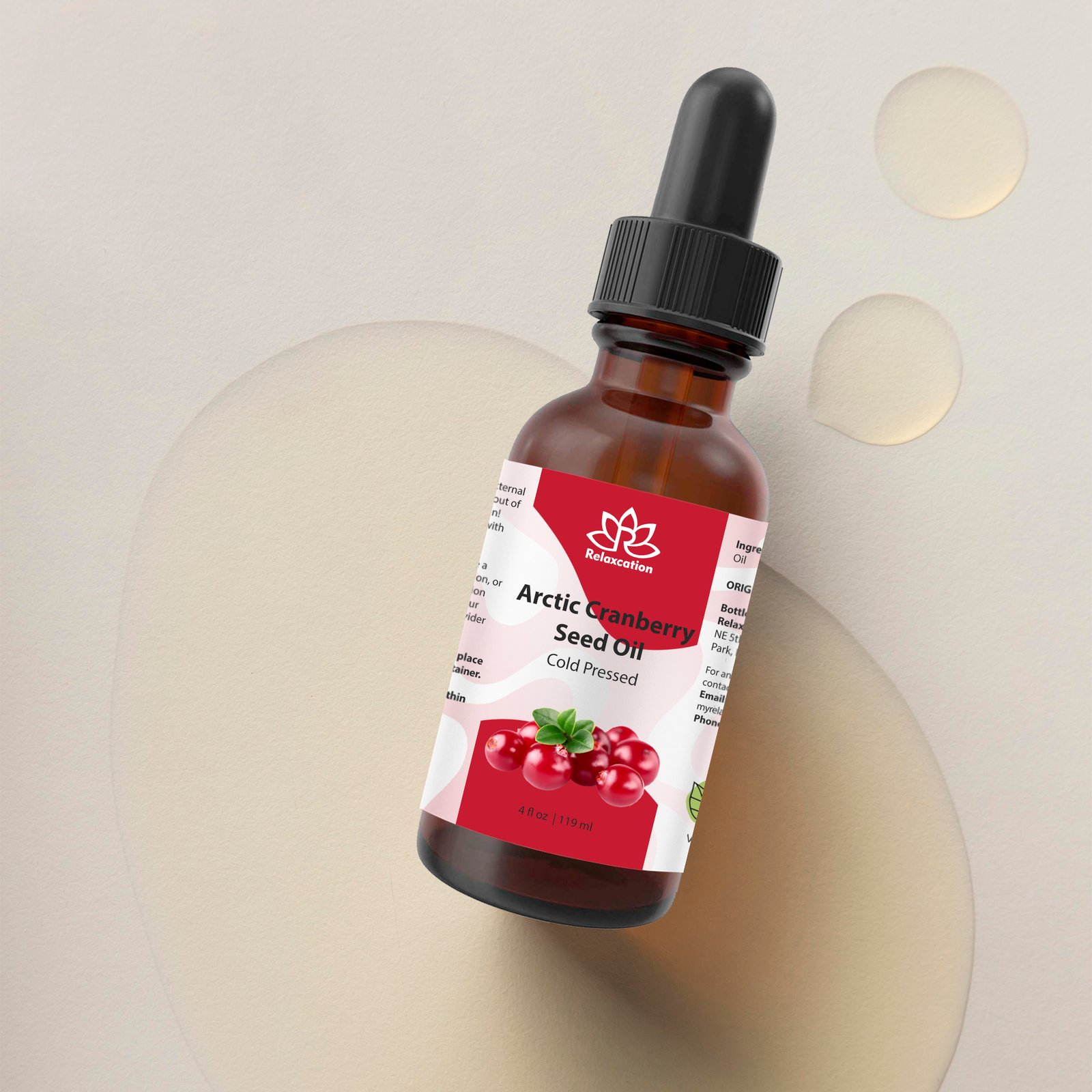 Arctic Cranberry Seed Oil Cold Pressed | Pure Vaccinium Macrocarpon Oil | Natural Facial Oil | Hair And Skin Carrier Oil Choose 0.5–4 oz - Image 8